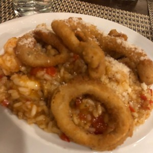 Rissoto de langostinos