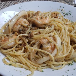 Pasta sin gluten a la Pescatore