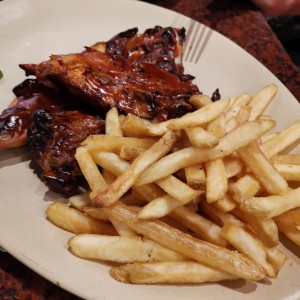 rabbit con papas fritas