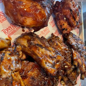 Costillas St Louis paquete de 4 personas