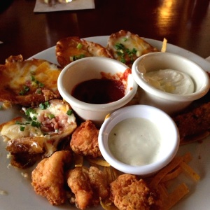 Triple play appetizer