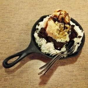 Brownie con Helado