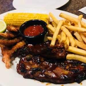 ribs & shrimps