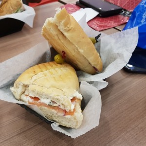 Salmon cheese cream