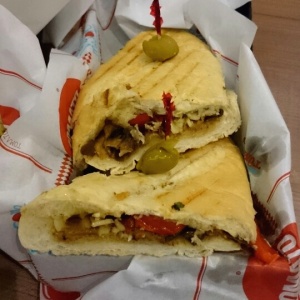 Portobello sandwich