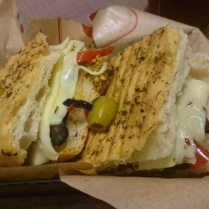 Portobello sandwich