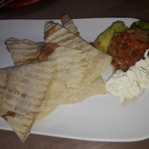 beans quesadillas