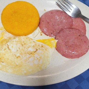 huevo salami tortilla