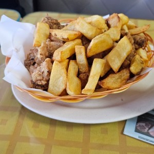 canasta de pollo frito