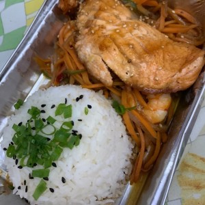 salmon en salsa maracuya