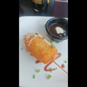 Brochetas - Kushiage -Brochetas Apanadas