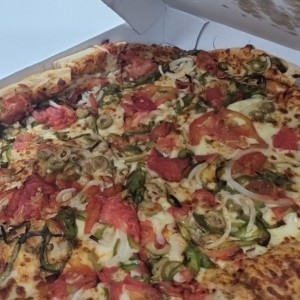 pizza de vegetales