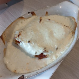 Lasagna de pollo salsa blanca