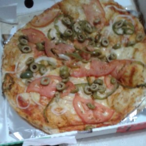 pizza de vegetales