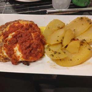 Filete de res a la milanesa