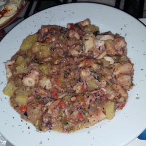 Entrada... pulpo riquisimo.