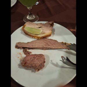 Costilla de Cerdo, Entraña con Queso....