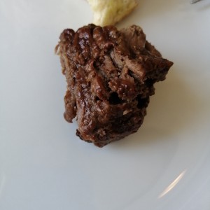 Punta de palomilla con ajo