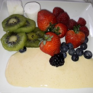 postre de frutas