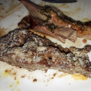 lomito con queso y cordero