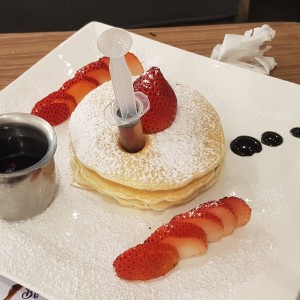 Pancake con maple y frezas