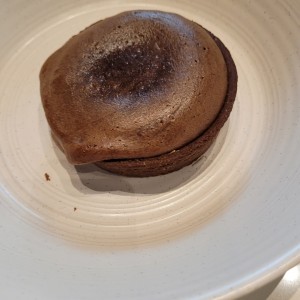 tartaleta chocolate caliente