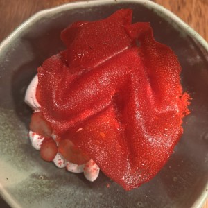 Postre de fresas 