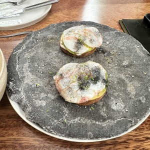 Tostadas de Langostinos 