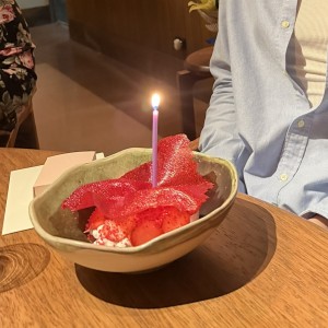 fresas con crema