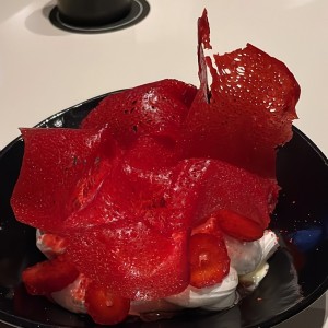 Postres - Fresas con crema