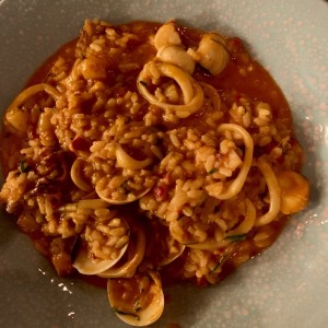 guacho de mariscos