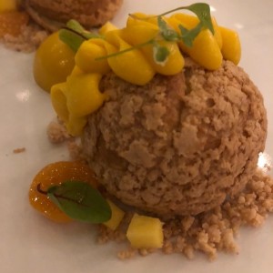 Donas de mango y curry