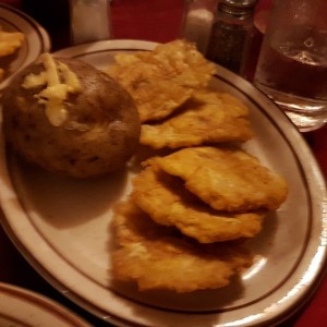 Guarniciones - Papa asada, Patacones
