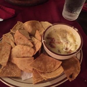 Queso Fundido con chorizo