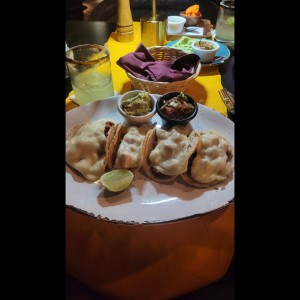 tacos de pollo