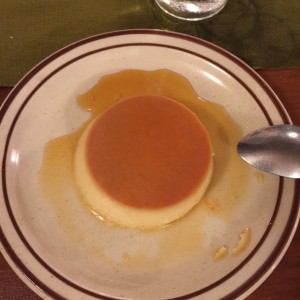 Flan de la casa