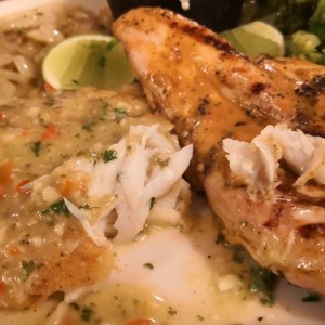Corvina y pollo