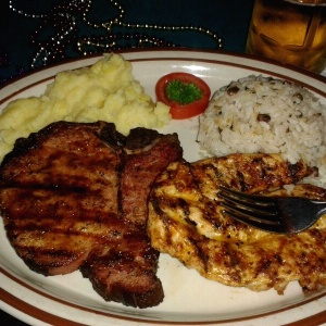 Mixto pollo y chuleta