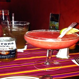 Margarita frozen de fresa