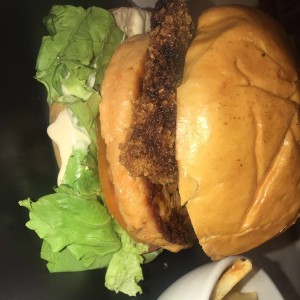 hamburguesa de salmon ahumado