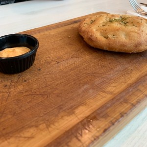 Pan horneado de la casa
