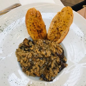 risotto de hongos