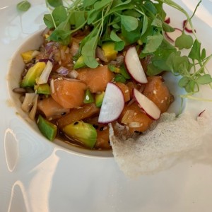 Tartar de salmon