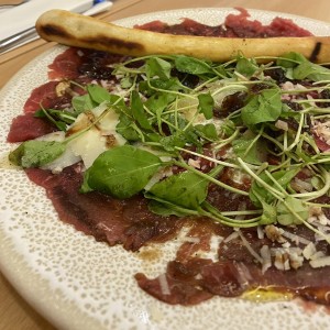 Carpaccio de res