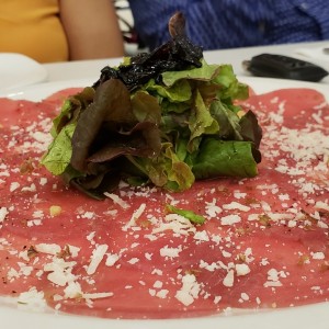 carpaccio de res