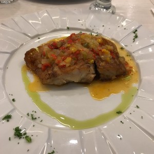 corvina al ajillo