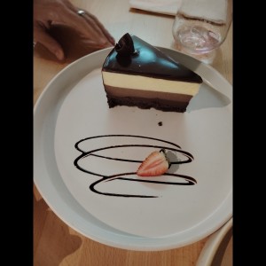 Tarta de 3 chocolates