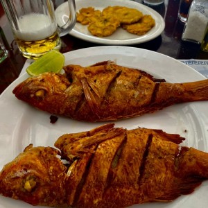 Pargo Entero Frito