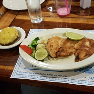 Corvina a la plancha
