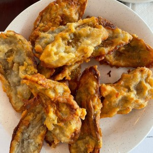 Berenjenas fritas/ a la Vinagreta